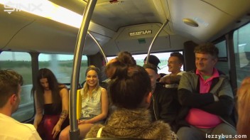 Tattooed Lesbians Fingering Fun On The Bus Screencap 53 on www.sinx.com