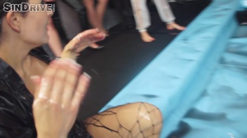 Oily Wrestling: Tatiana Milovani vs. Angelina Screencap 34 on www.sinx.com