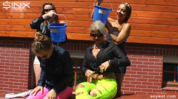 Stunning Babes In Coloured Denims Get Drenched! Screencap 31 on www.sinx.com