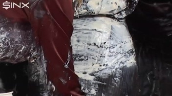 Creamy Yogurt Fight For Two Dressed Babes Screencap 54 on www.sinx.com