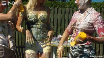 Hot Girls Enjoy Intense Wet And Messy Games Screencap 12 on www.sinx.com