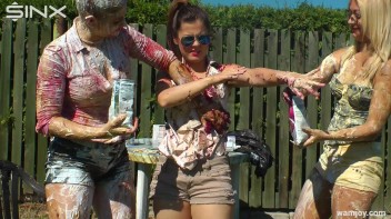 Hot Girls Enjoy Intense Wet And Messy Games Screencap 17 on www.sinx.com