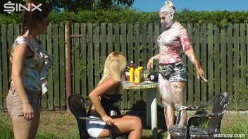 Hot Girls Enjoy Intense Wet And Messy Games Screencap 3 on www.sinx.com