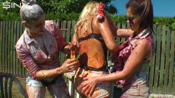 Hot Girls Enjoy Intense Wet And Messy Games Screencap 30 on www.sinx.com