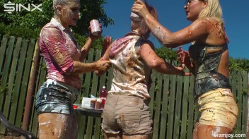 Hot Girls Enjoy Intense Wet And Messy Games Screencap 33 on www.sinx.com