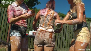 Hot Girls Enjoy Intense Wet And Messy Games Screencap 34 on www.sinx.com