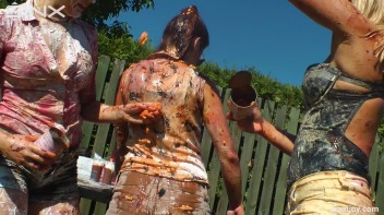 Hot Girls Enjoy Intense Wet And Messy Games Screencap 36 on www.sinx.com