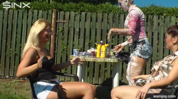 Hot Girls Enjoy Intense Wet And Messy Games Screencap 5 on www.sinx.com