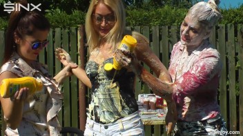 Hot Girls Enjoy Intense Wet And Messy Games Screencap 8 on www.sinx.com