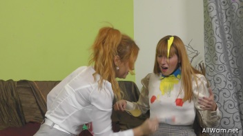 Catfighting Cuties Follow The Rainbow Screencap 46 on www.sinx.com