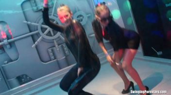 After Work Orgy Rampage Part 4 - Lesbo Cam Screencap 17 on www.sinx.com