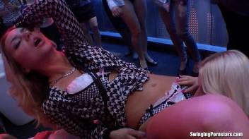 After Work Orgy Rampage Part 4 - Lesbo Cam Screencap 26 on www.sinx.com