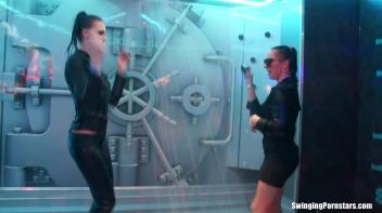 After Work Orgy Rampage Part 4 - Lesbo Cam Screencap 30 on www.sinx.com