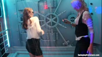 After Work Orgy Rampage Part 4 - Lesbo Cam Screencap 4 on www.sinx.com