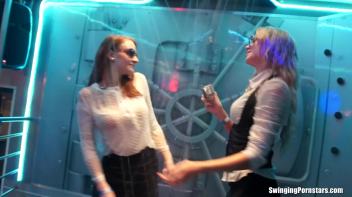 After Work Orgy Rampage Part 4 - Lesbo Cam Screencap 8 on www.sinx.com