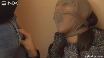 Nylon Masked Babe Takes a Messy Facial Screencap 4 on www.sinx.com