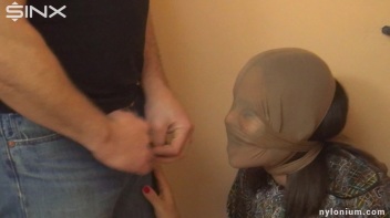 Nylon Masked Babe Takes a Messy Facial Screencap 5 on www.sinx.com