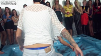 Oily Wrestling: Jeans And Tattoos For The Win! Screencap 9 on www.sinx.com