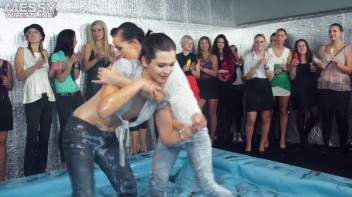 Oily Wrestling: Jeans And Tattoos For The Win! Screencap 22 on www.sinx.com