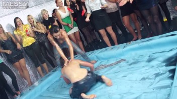 Oily Wrestling: Jeans And Tattoos For The Win! Screencap 78 on www.sinx.com