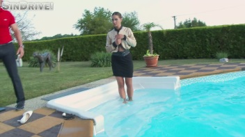 Dip In The Pool For Some Dick!  Freaky Foursome Gets Wet and Messy! Screencap 6 on www.sinx.com