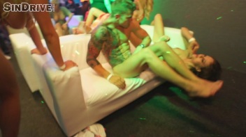 Freaky Fuckers In Anything Goes Threesome!  Ass Eating, Face Fucking, Cum Swapping, and A Whole Lot More! Screencap 102 on www.sinx.com
