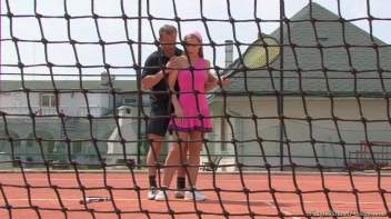 Tennis Injury Needs Some Piss Relief Screencap 5 on www.sinx.com