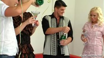 There's No Stopping This Piss Orgy! Screencap 1 on www.sinx.com