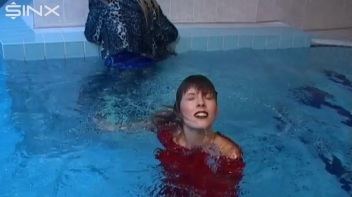 Naughty Clothed Girls Splash In The Pool Screencap 30 on www.sinx.com