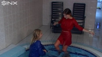 Naughty Clothed Girls Splash In The Pool Screencap 44 on www.sinx.com