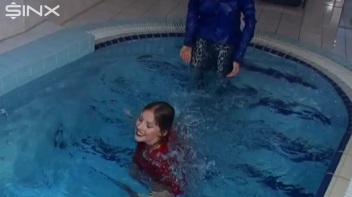 Naughty Clothed Girls Splash In The Pool Screencap 45 on www.sinx.com