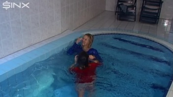Naughty Clothed Girls Splash In The Pool Screencap 46 on www.sinx.com