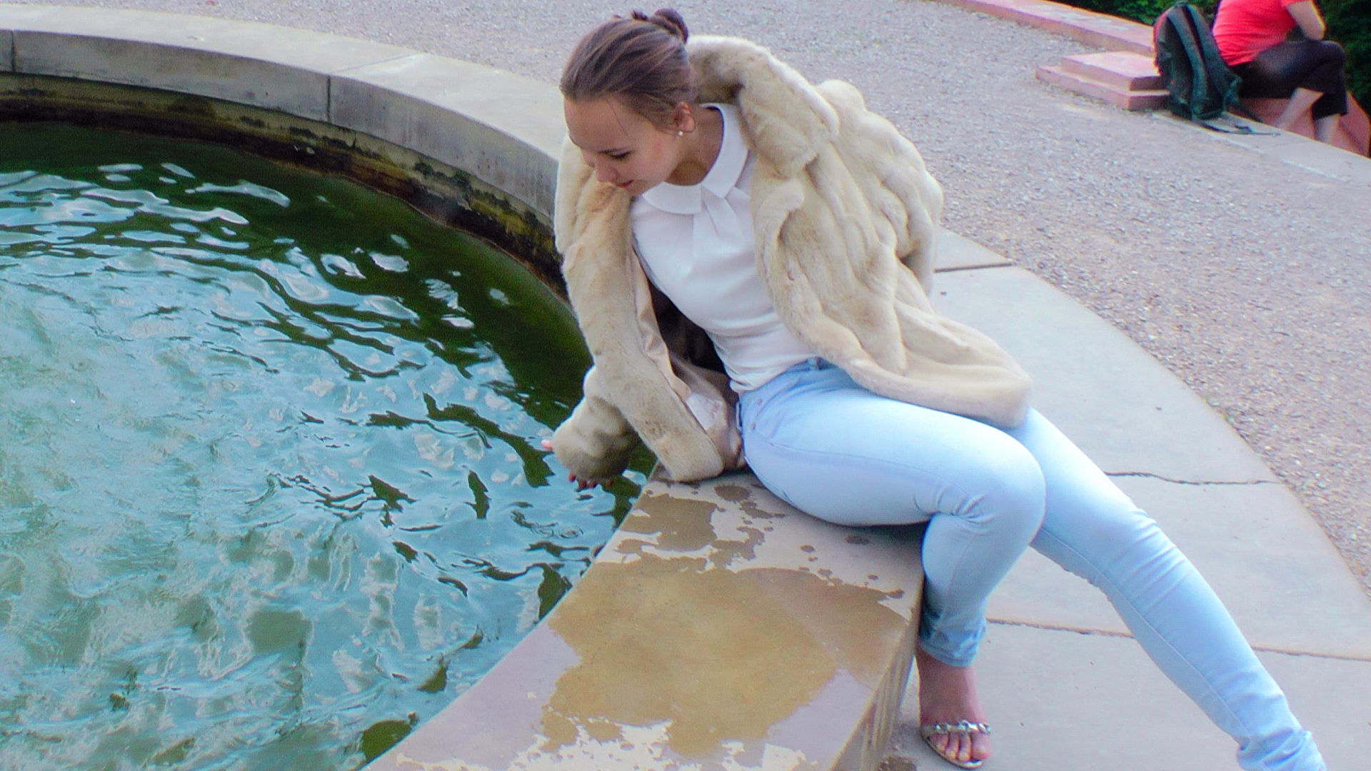 Brunette's Wet And Messy Water Frolic on www.sinx.com