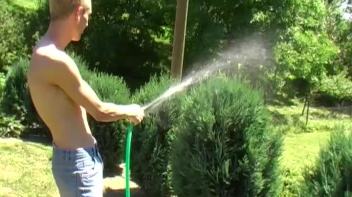 Gardener Gets The MMF Action Going Screencap 2 on www.sinx.com