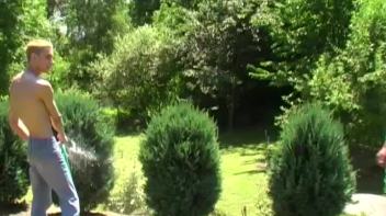 Gardener Gets The MMF Action Going Screencap 3 on www.sinx.com
