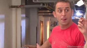 Fully Clothed Banged In The Basement Screencap 17 on www.sinx.com