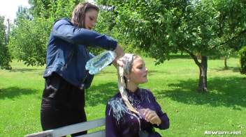 Washing Their Hair Anywhere and Everywhere Screencap 76 on www.sinx.com