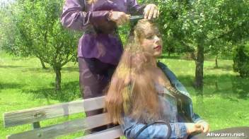 Washing Their Hair Anywhere and Everywhere Screencap 18 on www.sinx.com