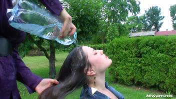 Washing Their Hair Anywhere and Everywhere Screencap 22 on www.sinx.com