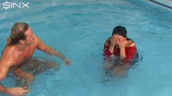 Wet Babe Sucks Cock In The Pool Screencap 3 on www.sinx.com