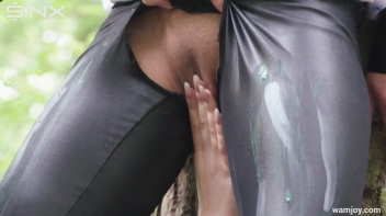 Paint Covered Lexi Dona Orgasms In The Woods - Cam 2 Screencap 68 on www.sinx.com