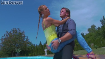 Get It Rough and Wet!  The High Life Edition: Bangin' A Cutie Babe In The Pool! Screencap 44 on www.sinx.com