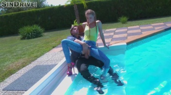 Get It Rough and Wet!  The High Life Edition: Bangin' A Cutie Babe In The Pool! Screencap 48 on www.sinx.com