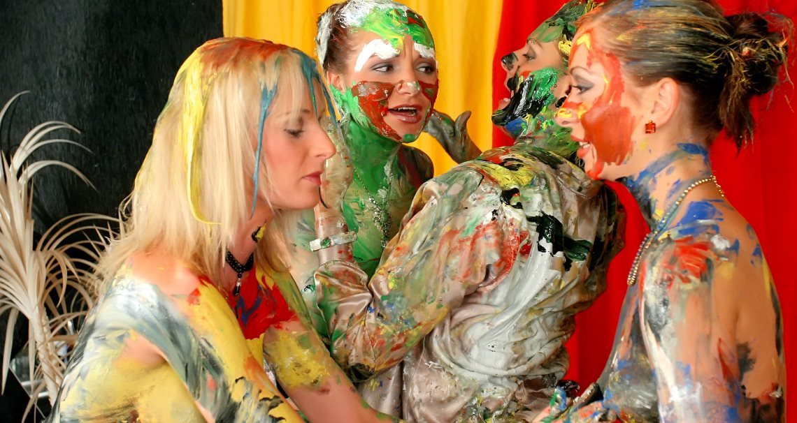 Messy Color Play on www.sinx.com