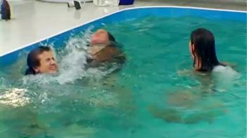 Chicks Love Fully Clothed Swimming Screencap 24 on www.sinx.com