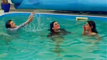 Chicks Love Fully Clothed Swimming Screencap 26 on www.sinx.com