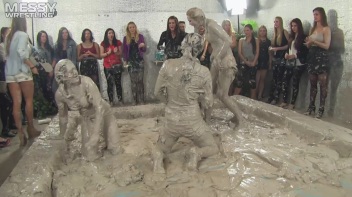 Muddy Wrestling: Shiny Tag-Teamers Tear It Up In The Mud! Screencap 85 on www.sinx.com