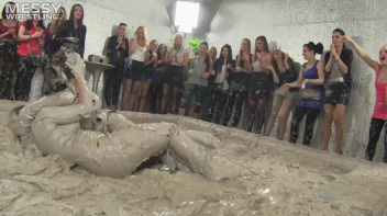 Muddy Wrestling: Shiny Tag-Teamers Tear It Up In The Mud! Screencap 16 on www.sinx.com