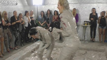 Muddy Wrestling: Shiny Tag-Teamers Tear It Up In The Mud! Screencap 30 on www.sinx.com