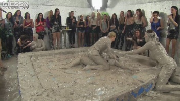 Muddy Wrestling: Shiny Tag-Teamers Tear It Up In The Mud! Screencap 31 on www.sinx.com